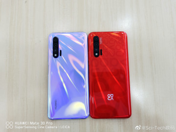 Huawei Nova 6 5G в трех цветах на живых фото накануне анонса