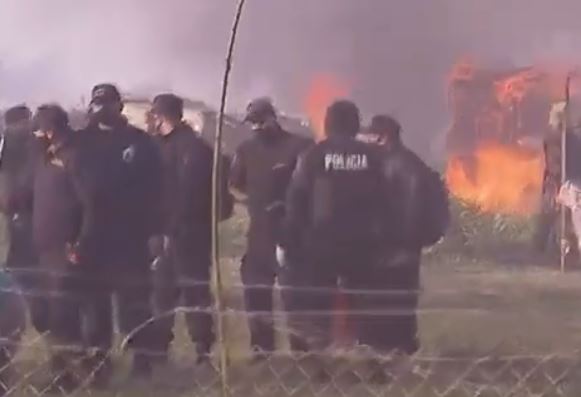 В Аргентине уничтожен большой лагерь бездомных