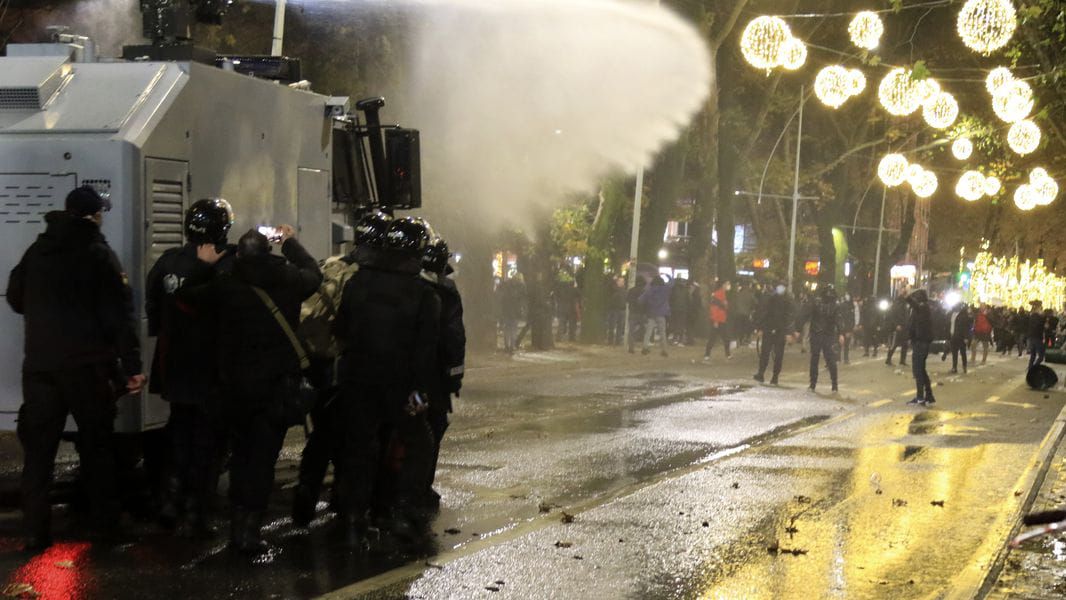 Убийство нарушителя карантина в Албании: протестующие сожгли ёлку