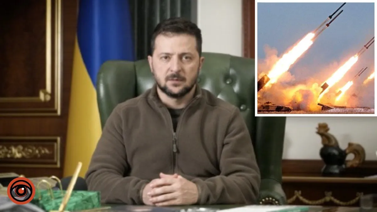 Террористам нужна такая массированность ракетных налетов, чтобы хотя бы куда-нибудь попасть: Зеленский об атаке со стороны рф