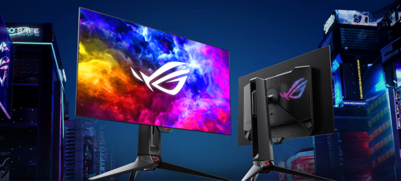 ASUS представляет 27-дюймовый игровой монитор ROG Swift OLED WQHD с частотой кадров 240 Гц