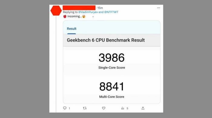 Результаты GeekBench A17 Bionic для Apple iPhone 15 Pro показывают впечатляющее повышение производительности