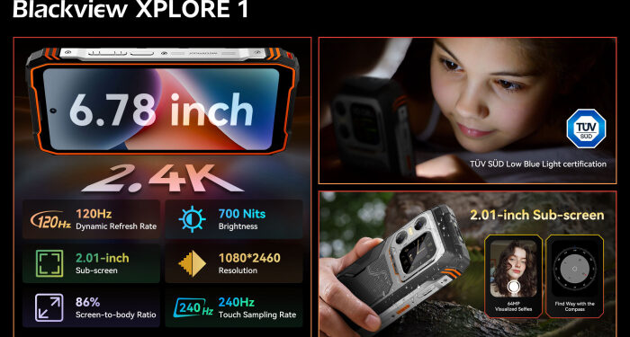 Анонс защищенного флагмана Blackview XPLORE 1 – поддержка 5G, функции AI и аккумулятор 20 000 мАч