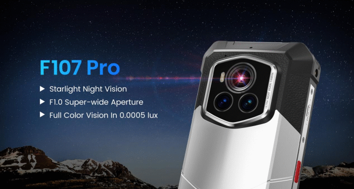 Анонсирован FOSSiBOT F107 Pro – защищенный смартфон с камерой ночного видения
