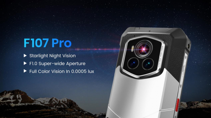 Анонсирован FOSSiBOT F107 Pro – защищенный смартфон с камерой ночного видения