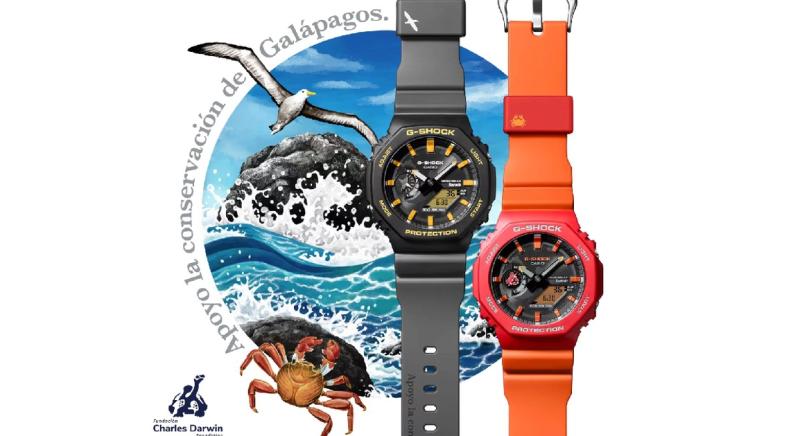 Casio представила две модели часов G-Shock — Rock Crab и Albatross, посвященные дикой природе Галапагосских островов