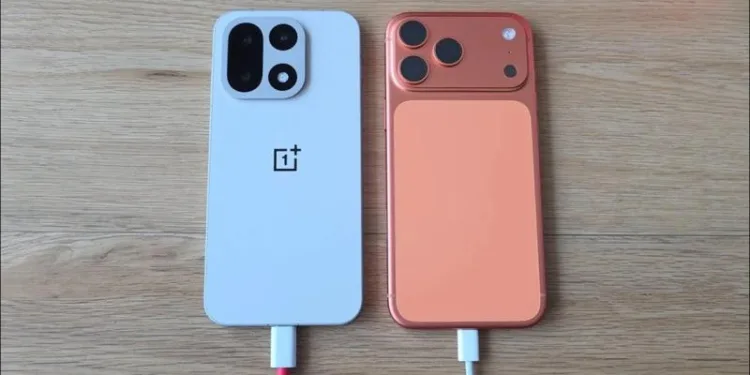 Флагман Apple и тут уступил китайцам: iPhone 17 Pro Max заряжается в два раза медленнее OnePlus 15 при гораздо меньшей емкости аккумулятора