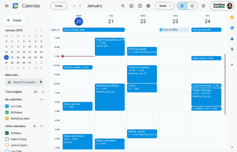Google Calendar получает новую функцию для планирования задач