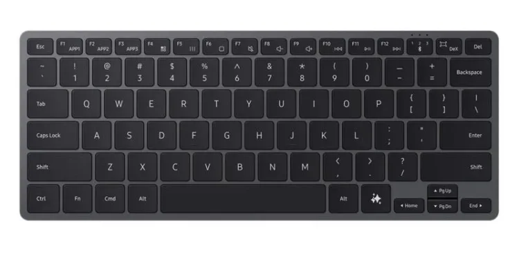 Samsung представила Smart Keyboard — компактную алюминиевую клавиатуру с кнопкой вызова ИИ и поддержкой DeX