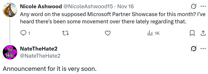 Следующий Xbox Partner Showcase может состояться уже на этой неделе