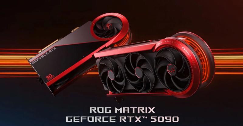 Уже в конце ноября в продаже появится Asus ROG Matrix GeForce RTX 5090 — лимитированная видеокарта с TDP 800 Вт и эксклюзивной системой охлаждения