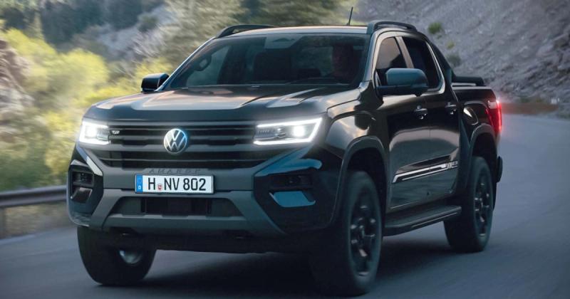 Volkswagen показал пикап Amarok в специальной версии Dark Label