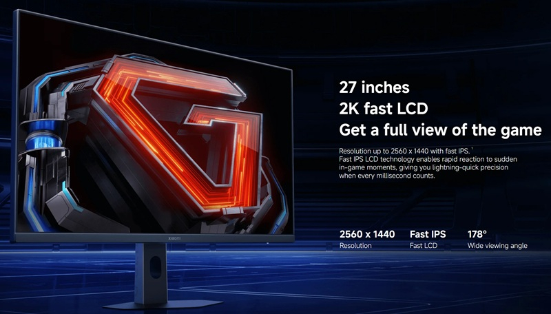 Xiaomi анонсировала глобальную версию бюджетного геймерского монитора G27Qi 2026 с частотой 200 Гц и поддержкой HDR400