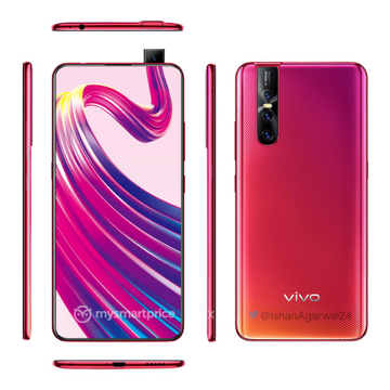 Характеристики и рендеры Vivo V15 Pro в двух цветах