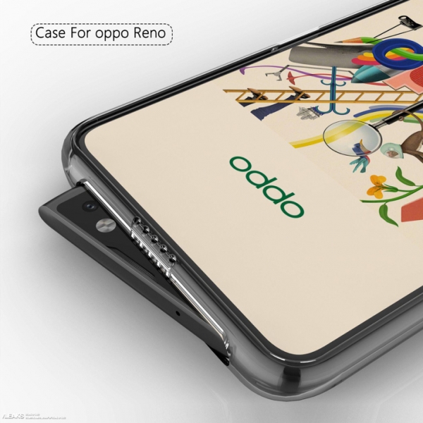 OPPO Reno с необычной выдвижной фронталкой на рендерах и видео