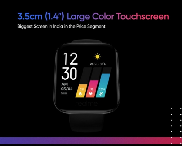 Realme раскрыла все подробности Realme Watch до анонса