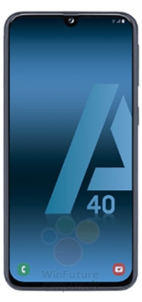 Рендеры Samsung Galaxy A40 в трех цветах