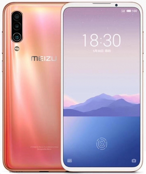 Рендеры Meizu 16Xs в четырех цветах и характеристики с сайта Meizu