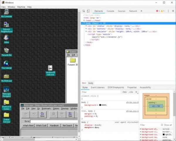  Windows 95 в виде приложения теперь поддерживает игры и программы
