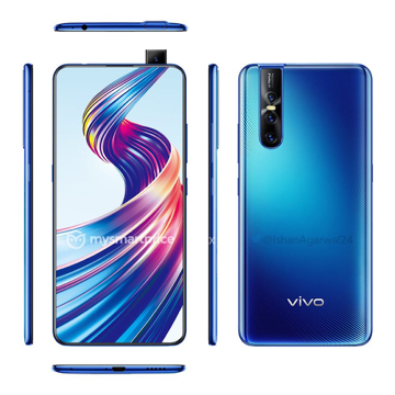 Характеристики и рендеры Vivo V15 Pro в двух цветах