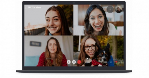 Skype научился размывать фон во время видеозвонка