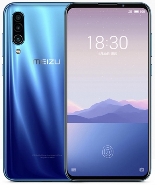 Рендеры Meizu 16Xs в четырех цветах и характеристики с сайта Meizu