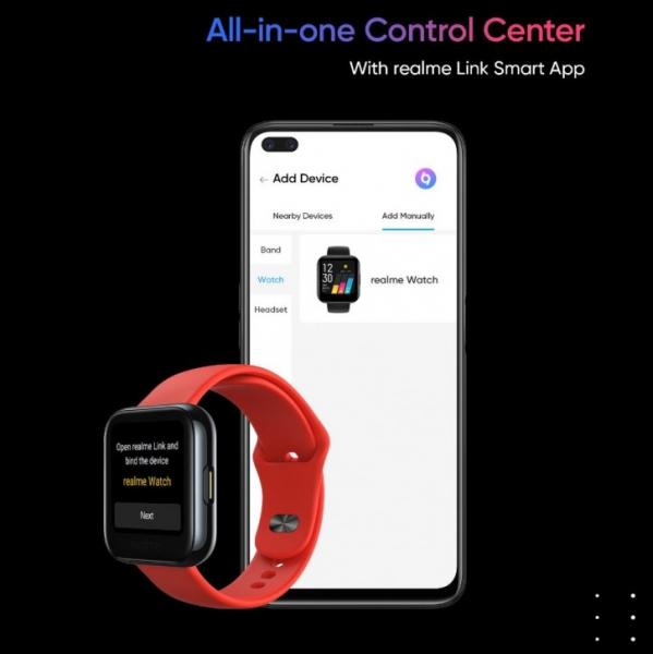 Realme раскрыла все подробности Realme Watch до анонса