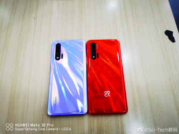 Huawei Nova 6 5G в трех цветах на живых фото накануне анонса