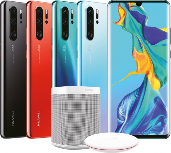 Официальные рендеры Huawei P30 и Р30 Pro, подарки в Европе