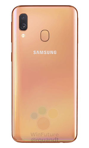 Рендеры Samsung Galaxy A40 в трех цветах